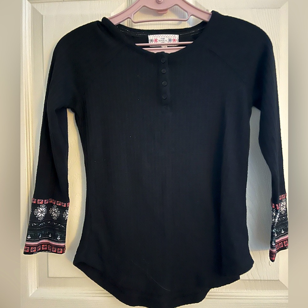 Pink Republic long sleeved shirt, girl’s 10-12
